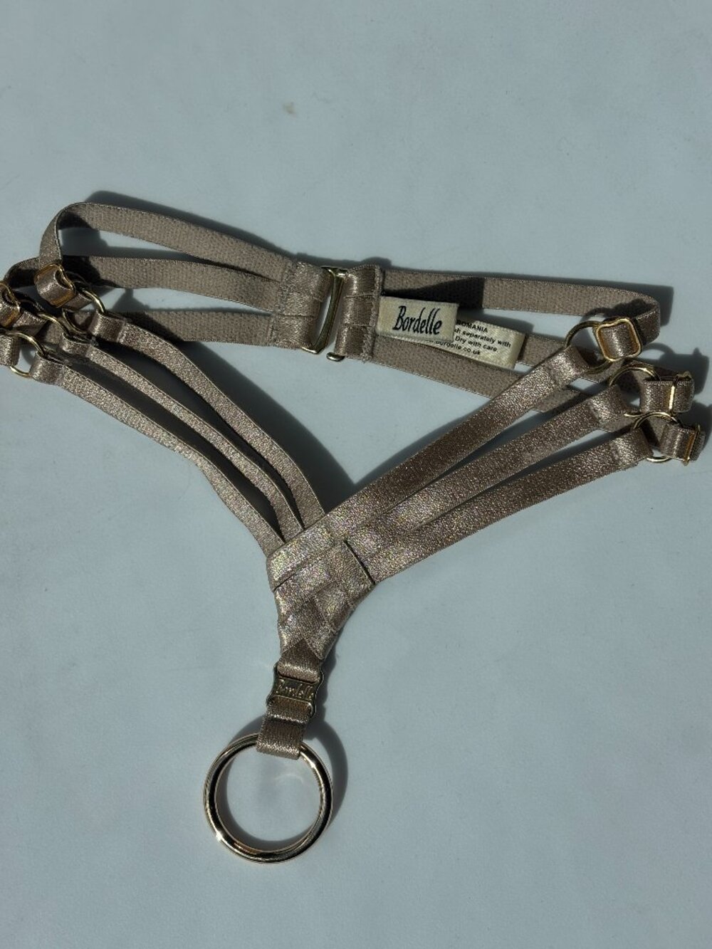 Bordelle Adjustable Asobi Collar in Taupe